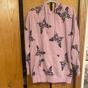 Butterfly Print Women's Sweater